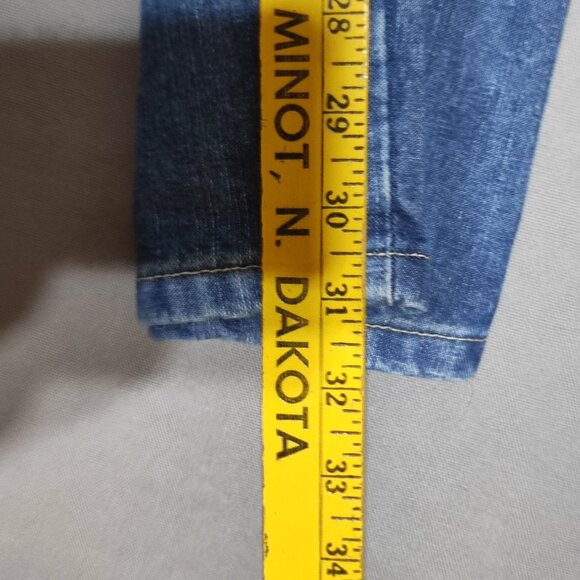 Lee jeans women's size 10 medium denim blue colour relaxed fit straight leg - Picture 10 of 12